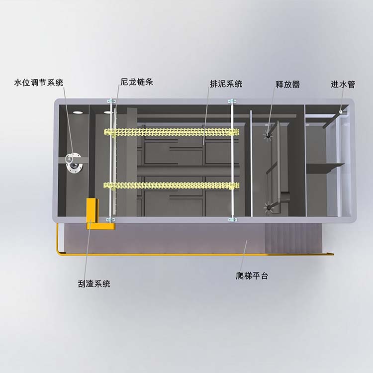 溶气气浮机内部结构图